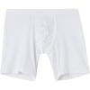 Man’s Superior Cotton Long Boxers(White – White)