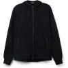 Man’s Zip Cotton Sweatshirt(Black – Nero)