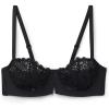 Woman’s Denise Lace Balconette Bra(Black – Black)