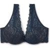 Woman’s Elena Lace Balconette Bra(Blue – Intense Blue)