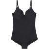 Woman’s Francesca Bodysuit in Ultralight Microfiber(Black – Black)
