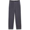 Woman’s Full Length Silk Pants(Gray – Titanium Grey)