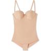 Woman’s Giada Bodysuit in Ultralight Microfiber(Natural – Honey Soft Beige)