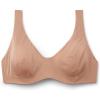 Woman’s Greta Comfort Lounge Balconette Bra in Ultralight Microfiber(Natural – Marrone Cappuccino)