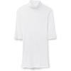 Woman’s High Collar Top in Ultranatural with Cashmere(White – White)