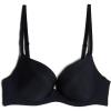 Woman’s Irina Microfiber Balconette Bra(Black – Black)