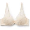 Woman’s Italian Riviera Elena Balconette Bra(Ivory – Creamy Beige)