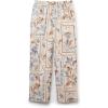 Woman’s Italian Riviera Linen and Cotton Pants(Multicolor – Stampa La Riviera)