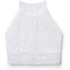 Woman’s Lace Bra Top(White – White)