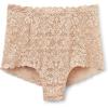 Woman’s Lace High Waist Hipster(Natural – Honey Soft Beige)