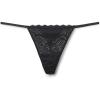Woman’s Lace String Thong(Black – Black)