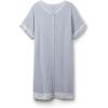 Woman’s Lace Trim Button Up Nightgown
