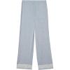 Woman’s Lace Trim Full Length Pants in Modal