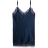 Woman’s Lace and Silk Top(Blue – Rich Blue)