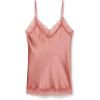 Woman’s Lace and Silk Top(Pink – Garden Rose)