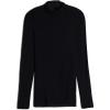 Woman’s Modal Cashmere Ultralight High-Neck Top(Black – Black)