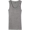 Woman’s Modal Cashmere Ultralight Wide-Shoulder Top(Grey – Medium Grey Mel)