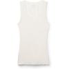 Woman’s Modal Cashmere Ultralight Wide-Shoulder Top(Ivory – Natural Vanilla)