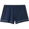 Woman’s Modal Shorts with Contrast Trim(Blue – Intense Blue)