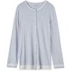 Woman’s Modal and Lace Cardigan(Light Blue – Light Blue Melange)