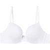 Woman’s Monica Push-up Bra in Ultralight Microfiber(White – White)