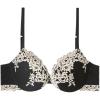 Woman’s Pretty Flowers Bellissima Push-up Bra(Multicolor – Black/Ivory)