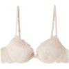 Woman’s Pretty Flowers Bellissima Push-up Bra(Natural – Avorio Crema)