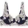 Woman’s Pretty Flowers Daniela Balconette Bra(Blue – Deep Blue/Vanilla)