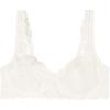 Woman’s Pretty Flowers Daniela Balconette Bra(Ivory – Powder White)