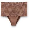 Woman’s Pretty Flowers Hipster Brazilian(Natural – Caramel Dark Beige)
