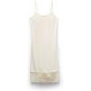 Woman’s Pretty Flowers Modal Slip(Ivory – Powder White)