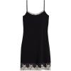 Woman’s Pretty Flowers Modal Slip(Multicolor – Black/Ivory)