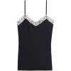 Woman’s Pretty Flowers Modal Top(Multicolor – Black/Ivory)
