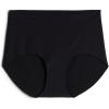 Woman’s Seamless Microfiber Hipster(Black – Black)
