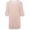 Woman’s Short-Sleeved Top in Ultranatural with Cashmere(Pink – Rosé Beige)
