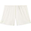 Woman’s Silk Shorts(Ivory – Powder White)