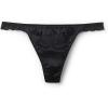 Woman’s Silk and Lace G-String(Black – Black)