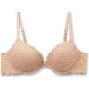 Woman’s Simona Lace Super Push-Up Bra(Natural – Honey Soft Beige)
