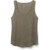 Woman’s The Pure Linen Tank Top in Linen(Green – Safari Green)