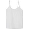 Woman’s The Pure Linen Top in Linen Fabric(White – White)