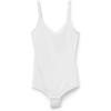 Woman’s Ultralight Cotton Tank Bodysuit(White – Bianco)