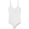 Woman’s Ultralight Cotton Tank Bodysuit(White – White)