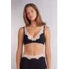 Woman’s Effortless Beauty Lara Triangle Bra(Black – Nero/Cream)
