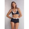 Woman’s Effortless Beauty Lara Triangle Bra(Black – Nero/Cream)