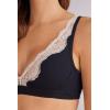 Woman’s Effortless Beauty Lara Triangle Bra(Black – Nero/Cream)