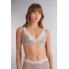 Woman’s Effortless Beauty Lara Triangle Bra(Brown – Light Brown/Cream)