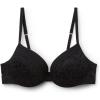 Woman’s Delicate Pieces Bellissima Push-up Bra(Black – Black)
